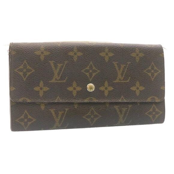 LOUIS VUITTON Monogram Portefeuille Sarah Long Wallet - Picture 1 of 12